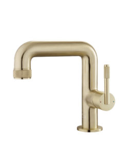 Kyloe Brushed Brass Basin Mixer